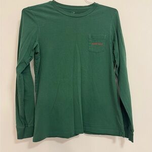 Ivory Ella Forest Green Long Sleeve Holiday Reindeer Tee